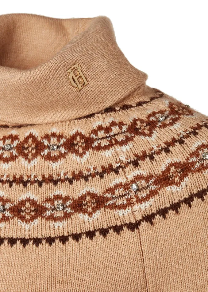 Holland Cooper Knitwear Women Jennifer Midi Knit Dress Camel Holland Cooper Knitwear Women Jennifer Midi Knit Dress Camel