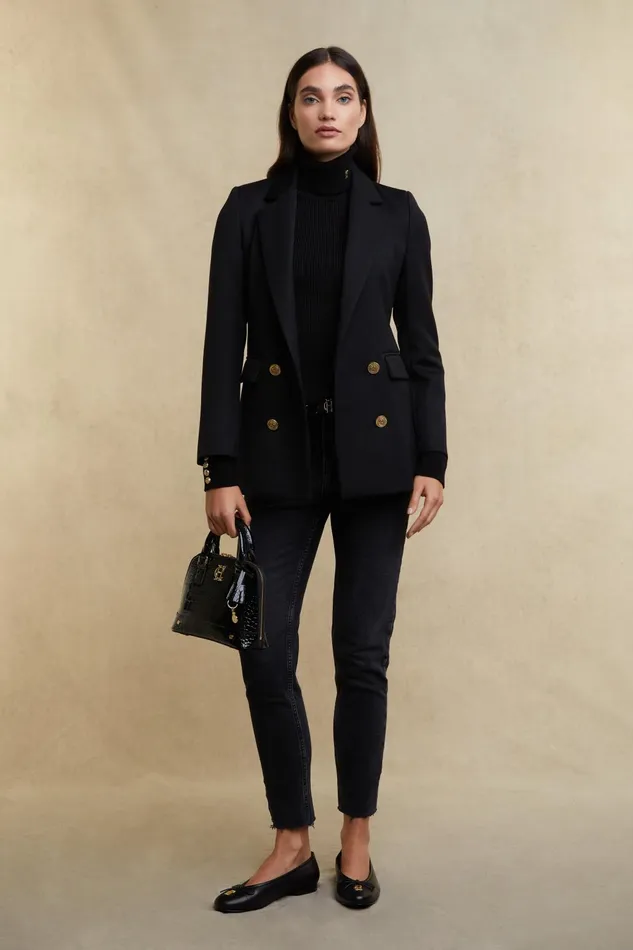 Holland Cooper Knitwear Women Painswick Roll Neck Black Holland Cooper Knitwear Women Painswick Roll Neck Black