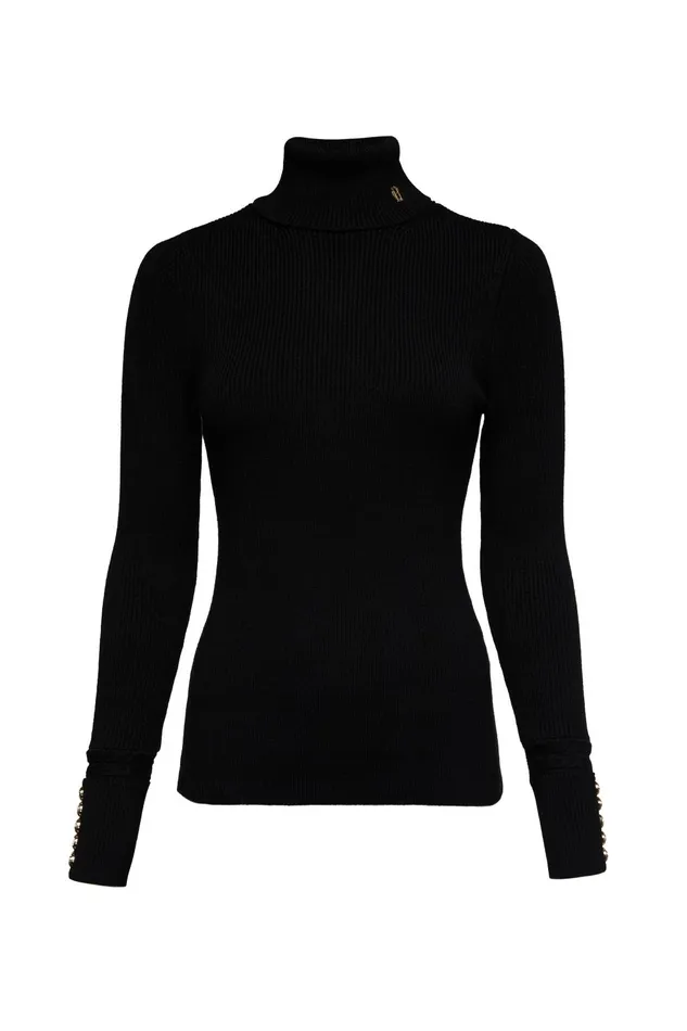 Holland Cooper Knitwear Women Painswick Roll Neck Black Holland Cooper Knitwear Women Painswick Roll Neck Black