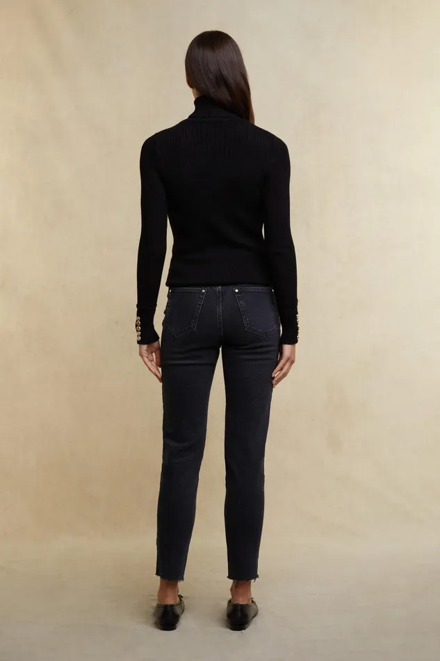 Holland Cooper Knitwear Women Painswick Roll Neck Black Holland Cooper Knitwear Women Painswick Roll Neck Black