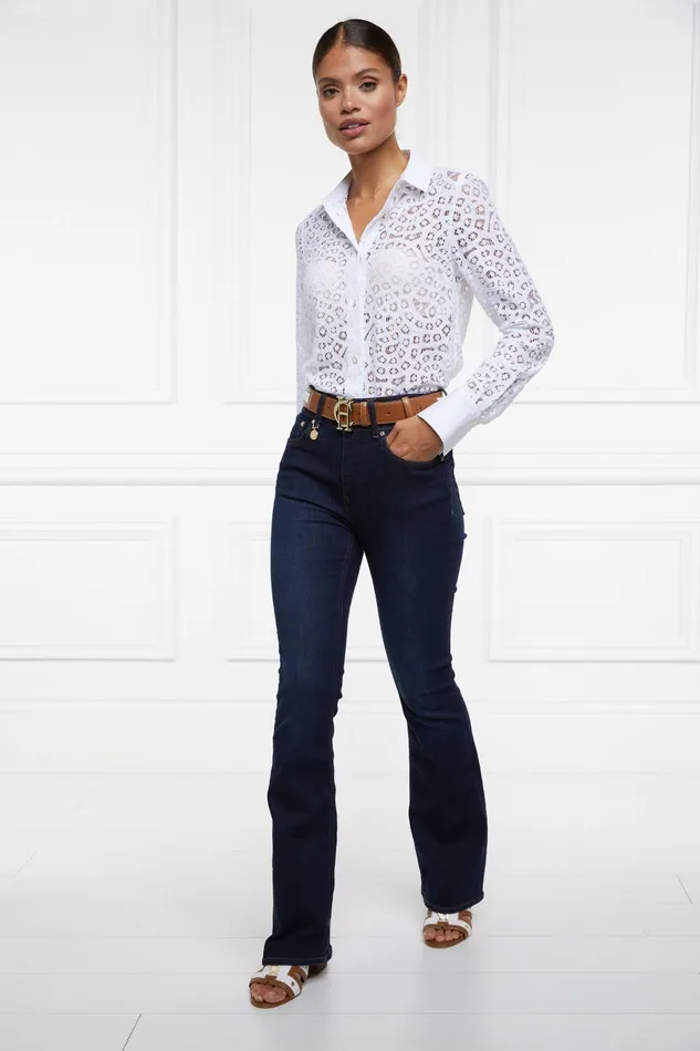 Holland Cooper Shirts and Blouses Women Classic Lace Shirt Holland Cooper Shirts and Blouses Women Classic Lace Shirt