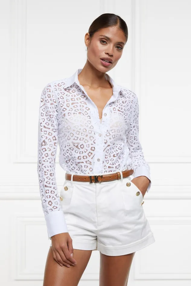Holland Cooper Shirts and Blouses Women Classic Lace Shirt Holland Cooper Shirts and Blouses Women Classic Lace Shirt