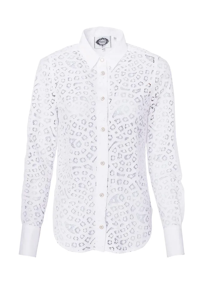 Holland Cooper Shirts and Blouses Women Classic Lace Shirt Holland Cooper Shirts and Blouses Women Classic Lace Shirt