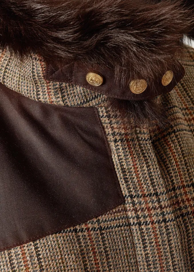 Holland Cooper Tailoring Women Aviator Gilet Bourbon Tweed