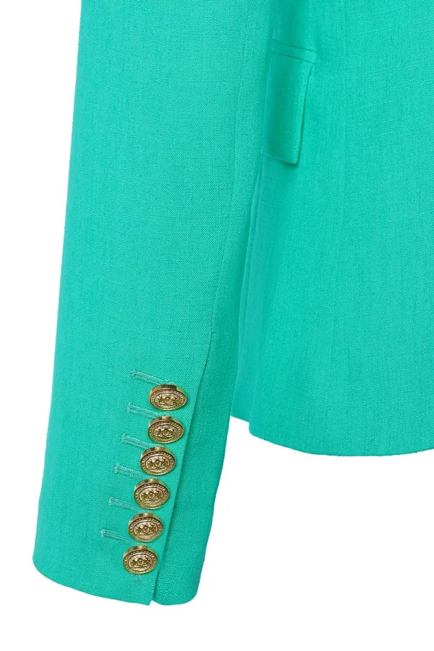 Holland Cooper Tailoring Women Knightsbridge Blazer Jade Linen