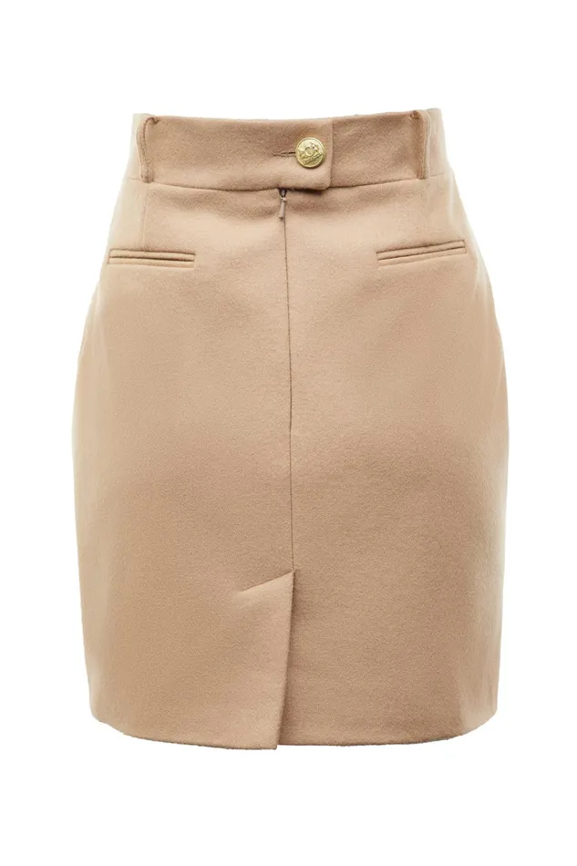 Holland Cooper Tailoring Women Knightsbridge Skirt Camel Holland Cooper Tailoring Women Knightsbridge Skirt Camel
