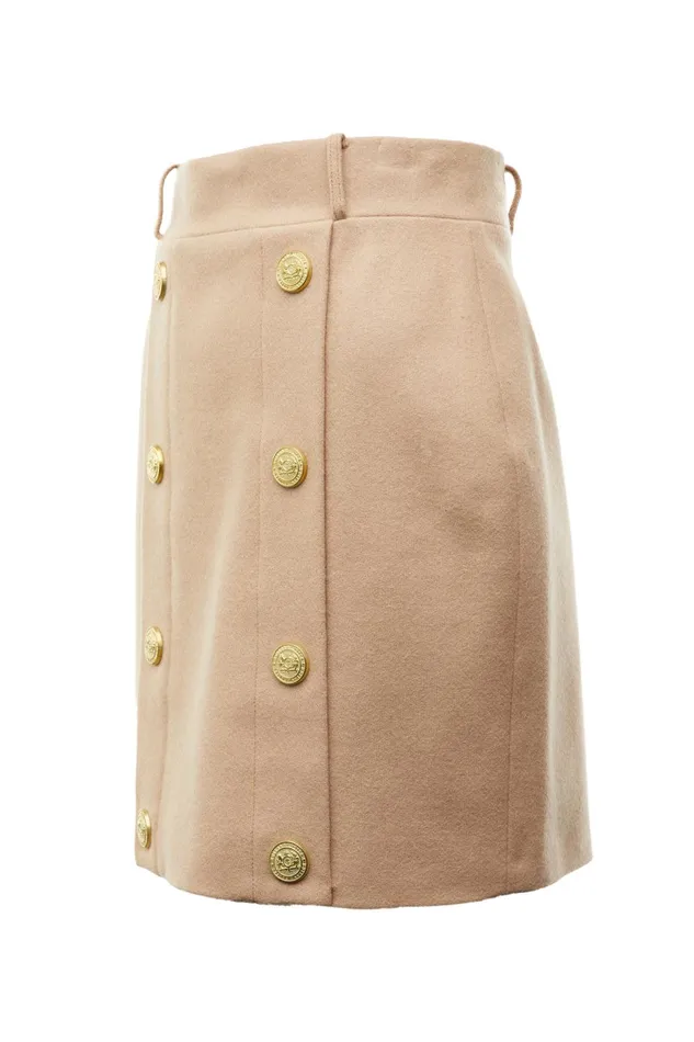 Holland Cooper Tailoring Women Knightsbridge Skirt Camel Holland Cooper Tailoring Women Knightsbridge Skirt Camel