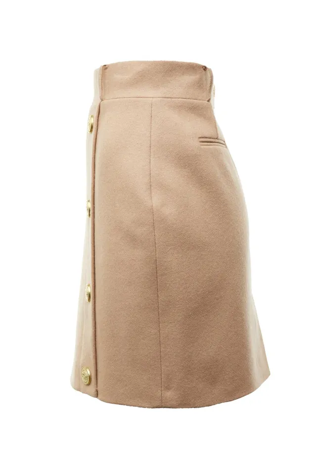 Holland Cooper Tailoring Women Knightsbridge Skirt Camel Holland Cooper Tailoring Women Knightsbridge Skirt Camel