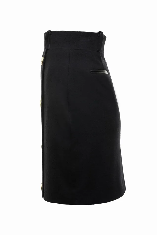 Holland Cooper Tailoring Women Knightsbridge Skirt Soft Black Holland Cooper Tailoring Women Knightsbridge Skirt Soft Black