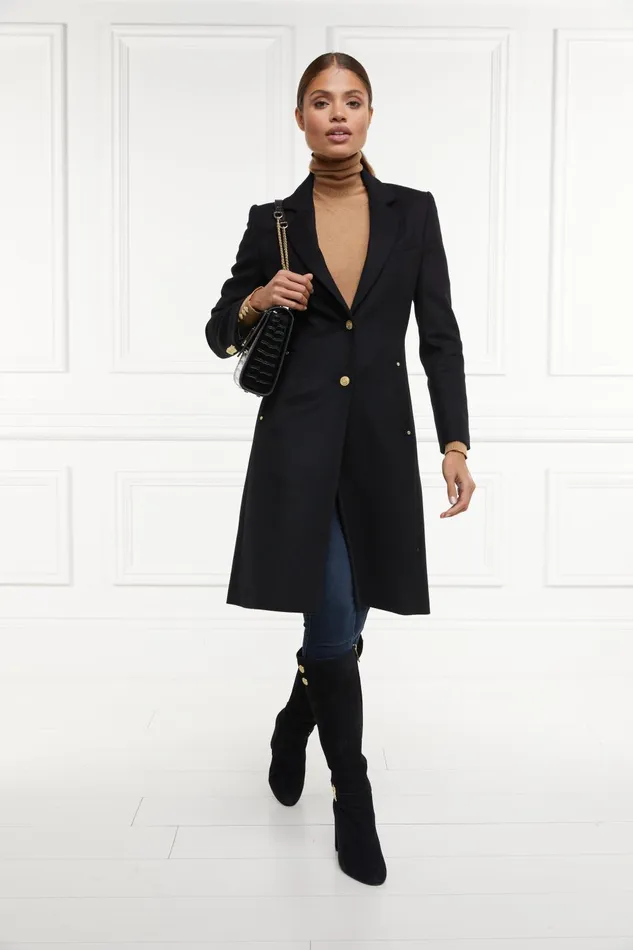 Holland Cooper Tailoring Women Regency Coat Soft Black