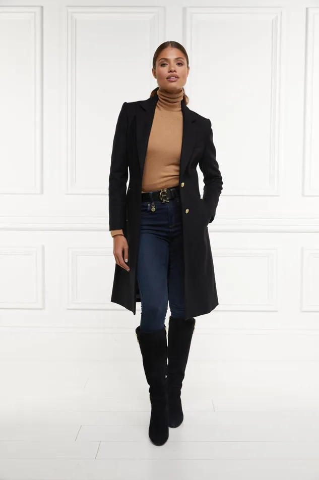 Holland Cooper Tailoring Women Regency Coat Soft Black