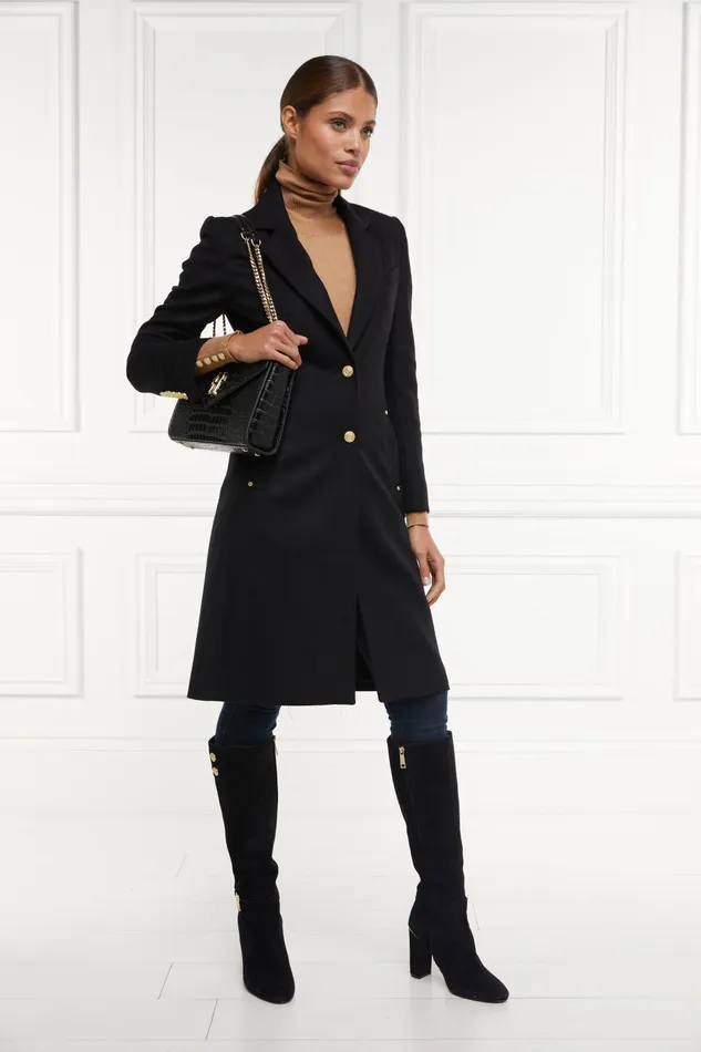 Holland Cooper Tailoring Women Regency Coat Soft Black