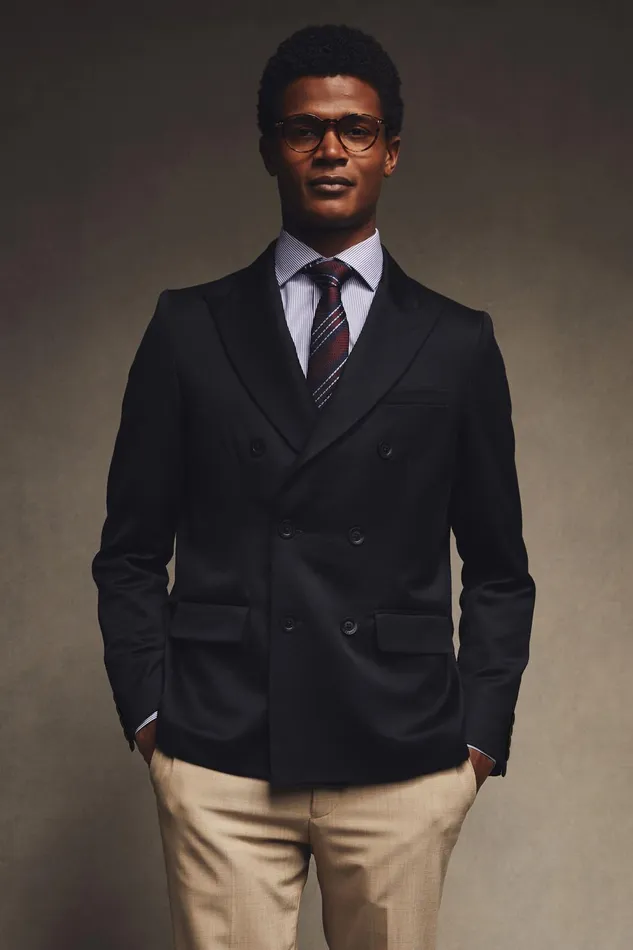 Holland Cooper Tailoring Women The Double Breasted Blazer Black Barathea