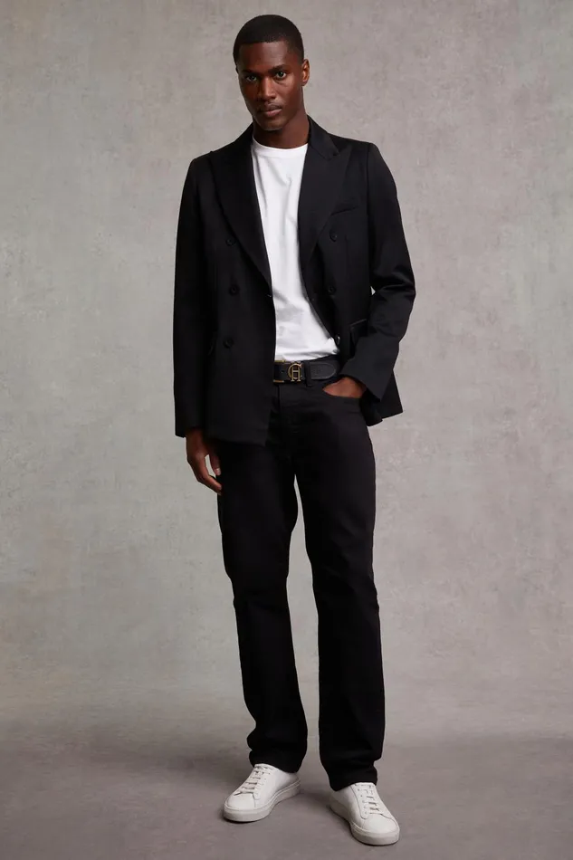 Holland Cooper Tailoring Women The Double Breasted Blazer Black Barathea Holland Cooper Tailoring Women The Double Breasted Blazer Black Barathea