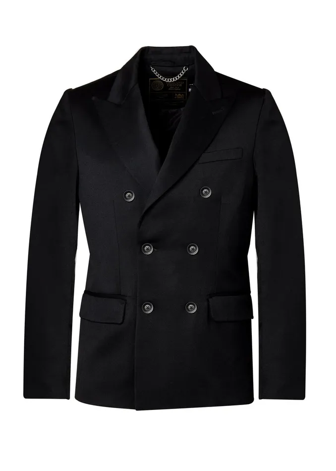 Holland Cooper Tailoring Women The Double Breasted Blazer Black Barathea Holland Cooper Tailoring Women The Double Breasted Blazer Black Barathea