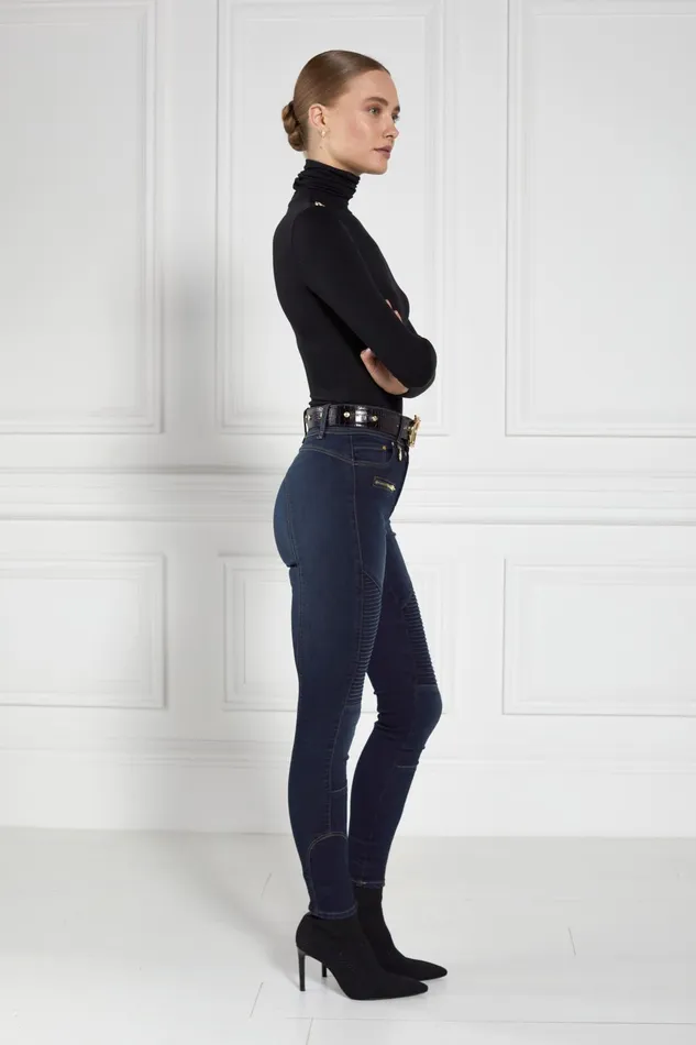 Holland Cooper Tops Women Essential Roll Neck Black Holland Cooper Tops Women Essential Roll Neck Black