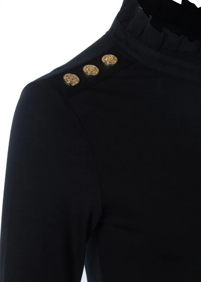 Holland Cooper Tops Women Lilibet Jersey Tee Black Holland Cooper Tops Women Lilibet Jersey Tee Black