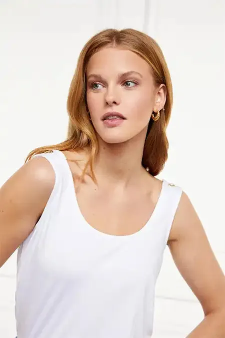 Holland Cooper Tops Women Vest White Holland Cooper Tops Women Vest White