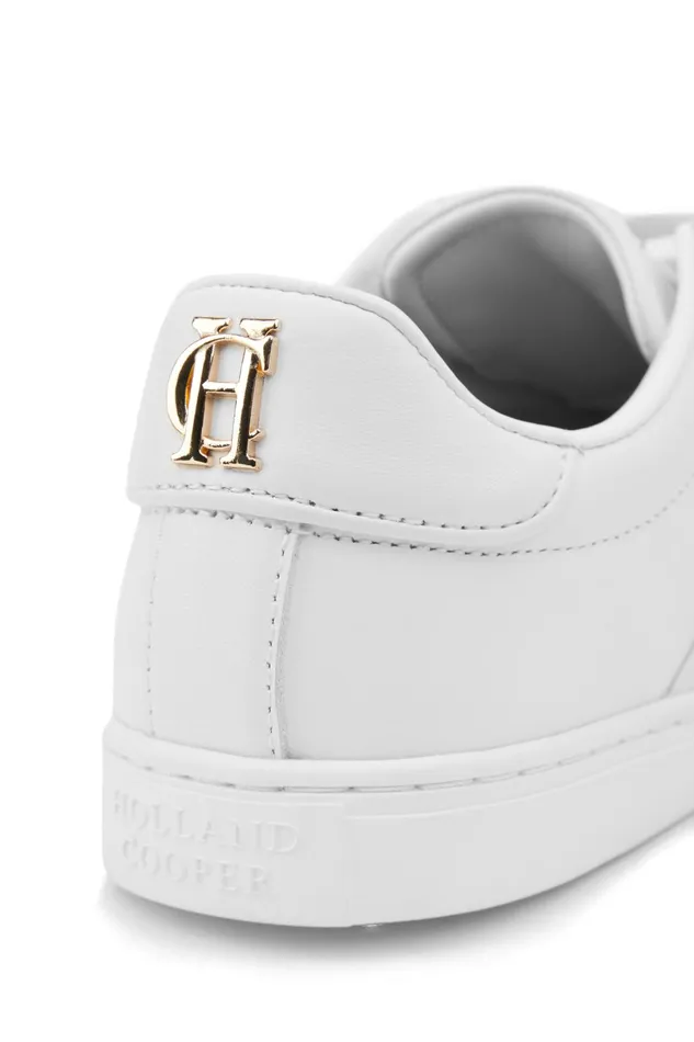 Holland Cooper Trainers Women Knightsbridge Court Trainer White Holland Cooper Trainers Women Knightsbridge Court Trainer White