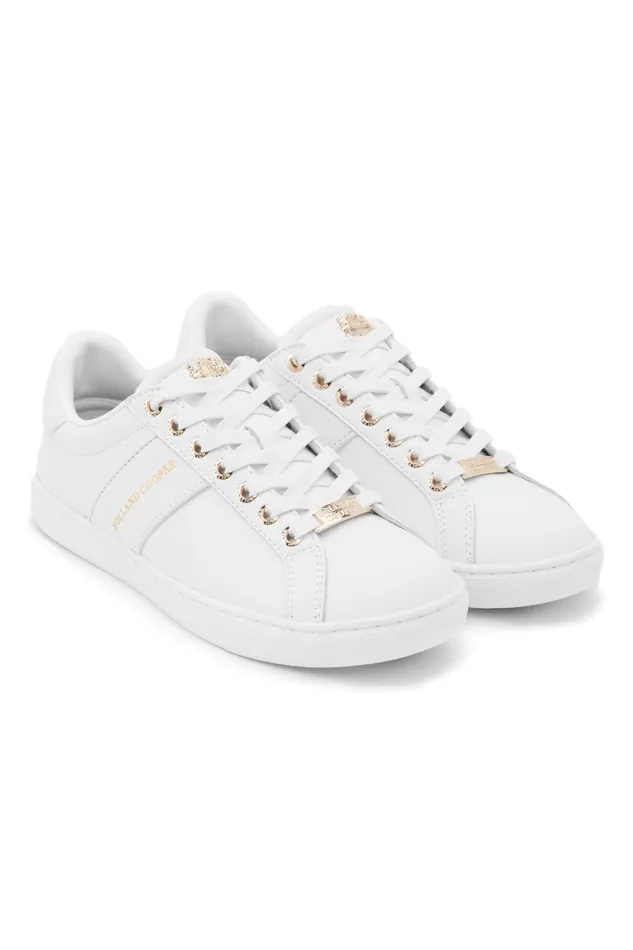 Holland Cooper Trainers Women Knightsbridge Court Trainer White Holland Cooper Trainers Women Knightsbridge Court Trainer White