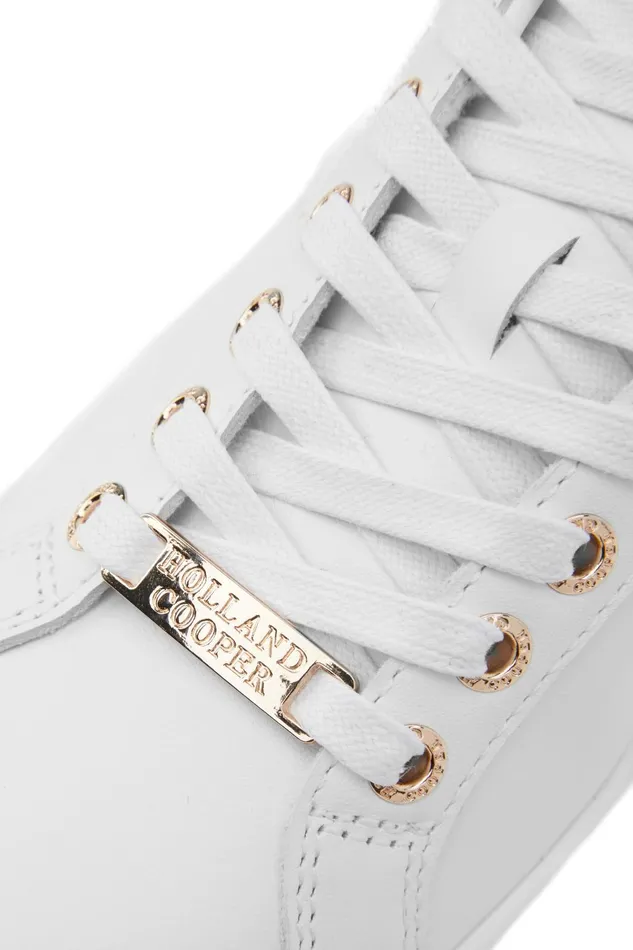Holland Cooper Trainers Women Knightsbridge Court Trainer White Holland Cooper Trainers Women Knightsbridge Court Trainer White