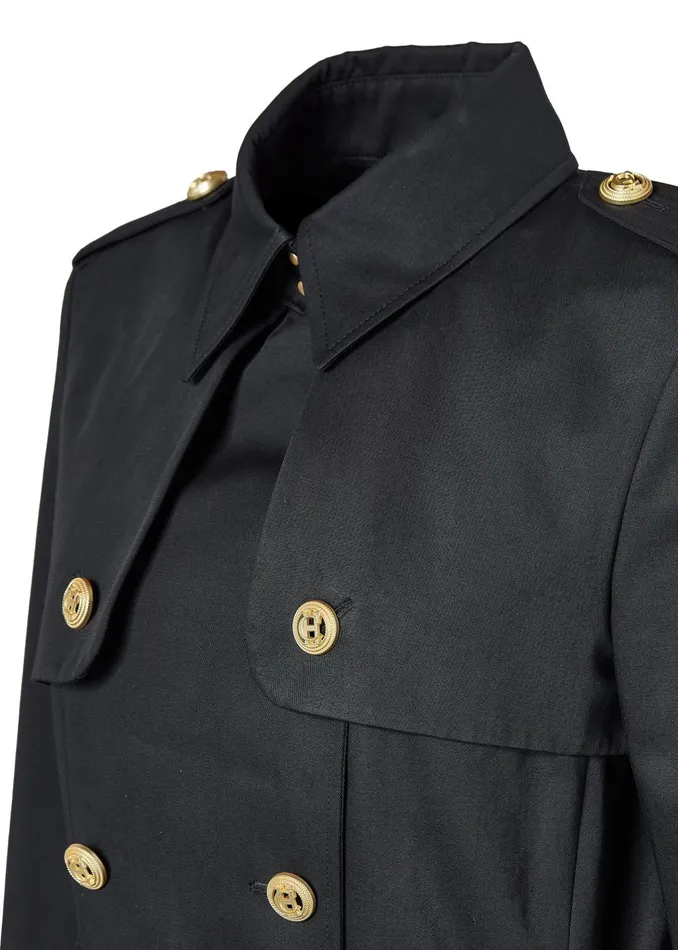 Holland Cooper Trench Coats Women Gatcombe Full Length Trench Coat Black
