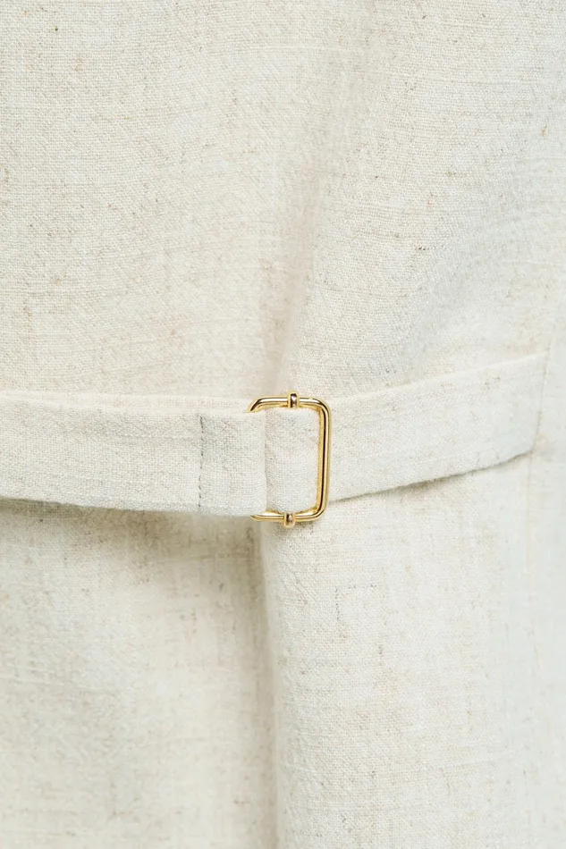 Holland Cooper Waistcoats Women Hampton Waistcoat Natural Linen Holland Cooper Waistcoats Women Hampton Waistcoat Natural Linen