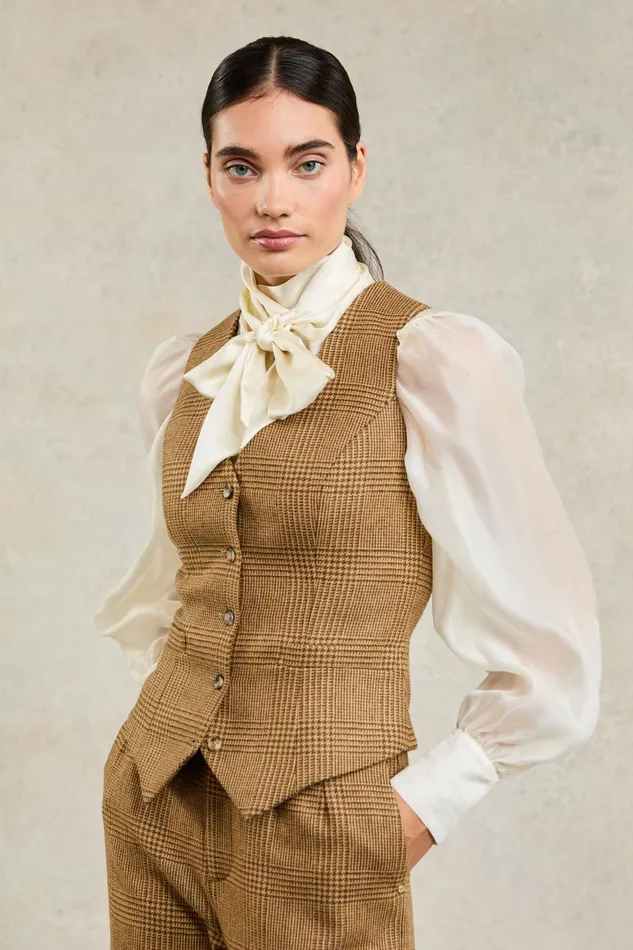 Holland Cooper Waistcoats Women Hampton Waistcoat Tawny