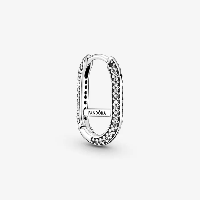 Hoop Earrings Women Pandora Online ME Pav Link Earring Sterling Silver