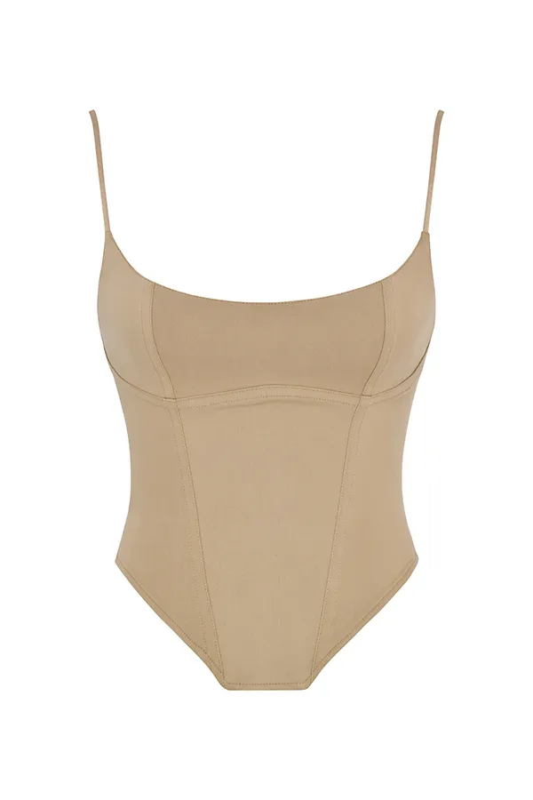 House Of CB FlaviaBeige Sculpting Corset 8211 SALE Beige Women Corsets