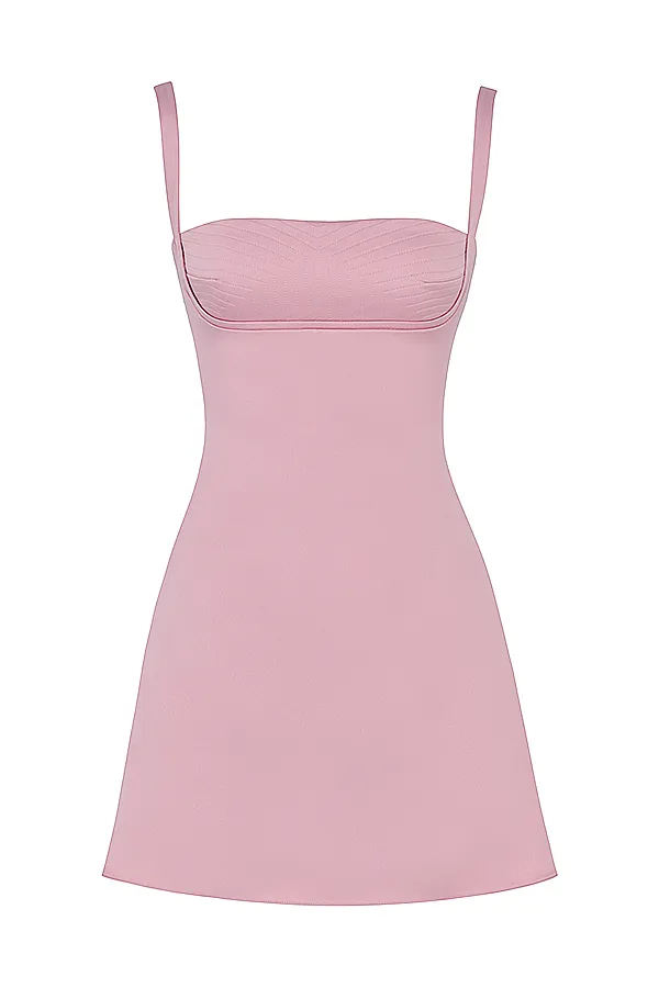 House Of CB KaraPink Quartz Mini Dress Pink Women Mini Dresses