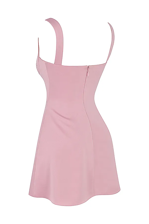 House Of CB KaraPink Quartz Mini Dress Pink Women Mini Dresses
