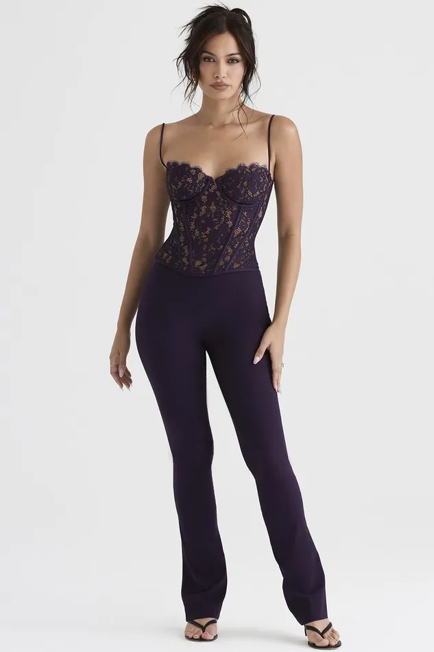 House Of CB LaurelNightshade High Waisted Trousers 8211 SALE Nightshade Women Trousers