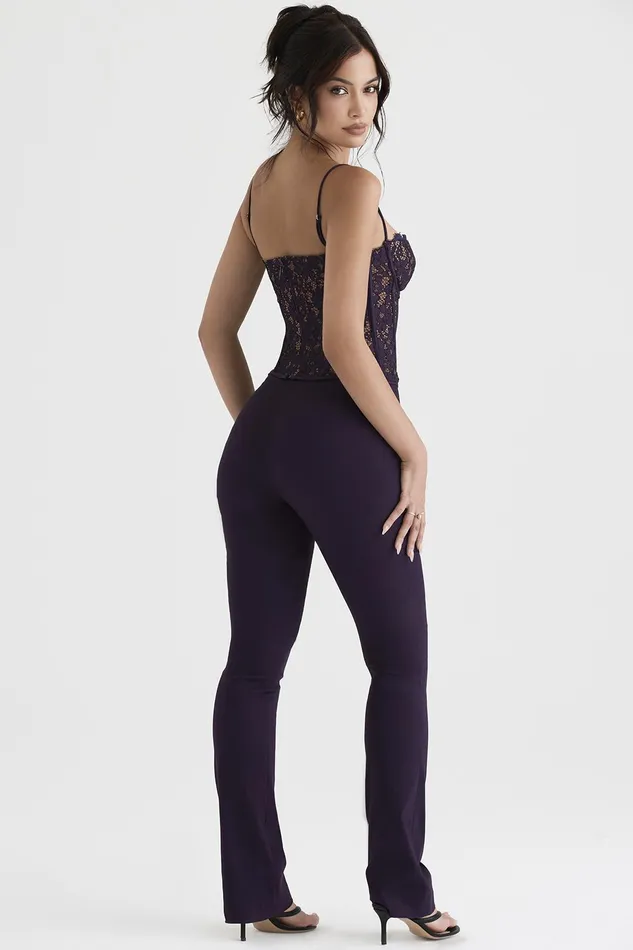 House Of CB LaurelNightshade High Waisted Trousers 8211 SALE Nightshade Women Trousers
