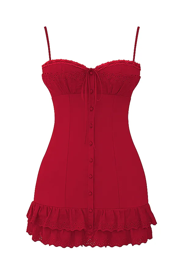 House Of CB LuciCherry Corset Dress Cherry Women Corset Dresses