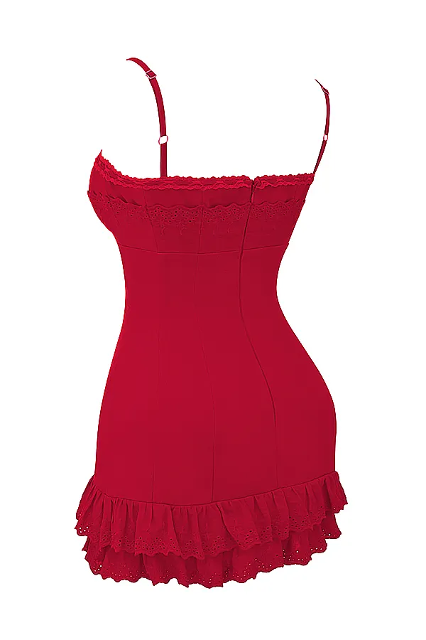 House Of CB LuciCherry Corset Dress Cherry Women Corset Dresses