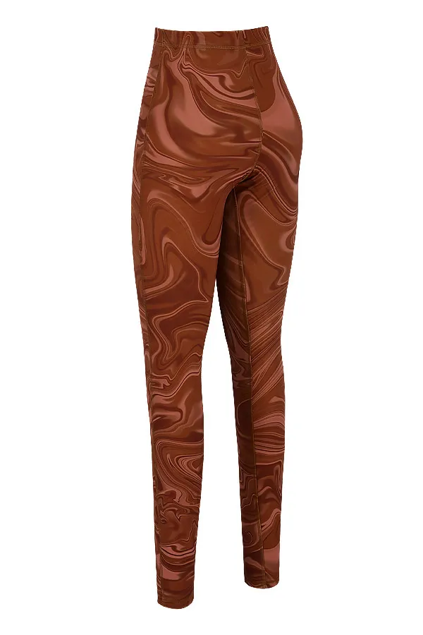 House Of CB VioletSwirl Mesh Leggings 8211 SALE Swirl Women Trousers