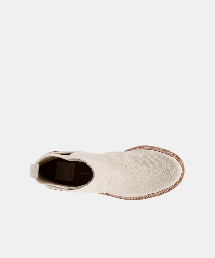 Huey Booties Sandstone Canvas Women Dolce Vita Boots and Booties