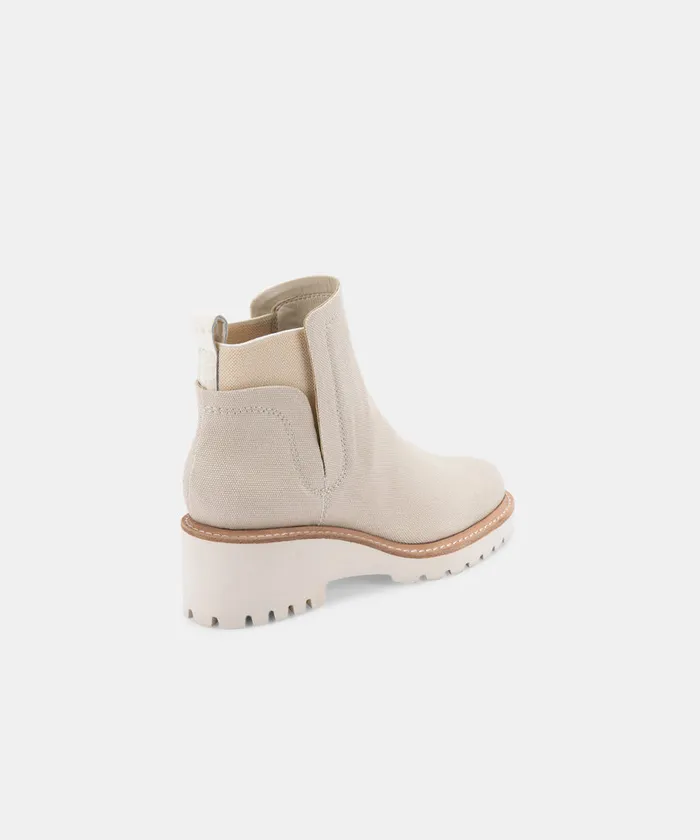 Huey Booties Sandstone Canvas Women Dolce Vita Boots and Booties