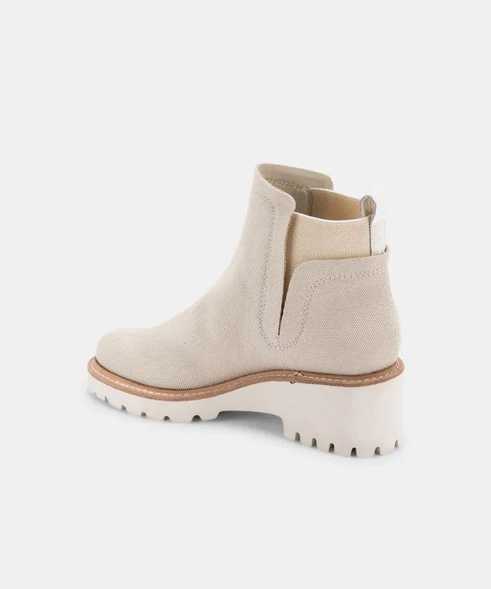 Huey Booties Sandstone Canvas Women Dolce Vita Boots and Booties