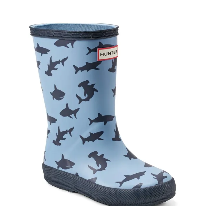 Hunter Boots Kids First Classic Rain Boots Medium Blue Kids Rain Boots Hunter Boots Kids First Classic Rain Boots Medium Blue Kids Rain Boots