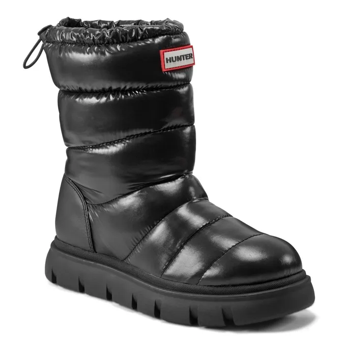 Hunter Boots Maribel Lug Sole Insulated Waterproof Snow Booties Black Women Insulated and Snow Boots Hunter Boots Maribel Lug Sole Insulated Waterproof Snow Booties Black Women Insulated and Snow Boots