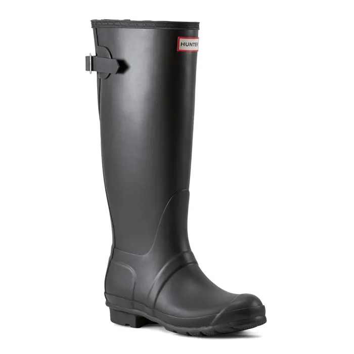 Hunter Boots Original Back Adjustable Tall Rain Boots Black Women Rain Boots Hunter Boots Original Back Adjustable Tall Rain Boots Black Women Rain Boots