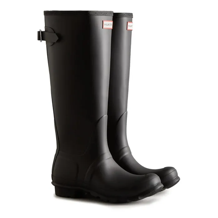 Hunter Boots Original Back Adjustable Tall Rain Boots Black Women Rain Boots Hunter Boots Original Back Adjustable Tall Rain Boots Black Women Rain Boots