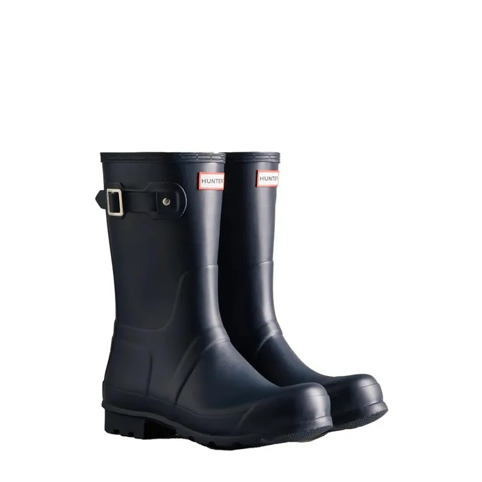 Hunter Boots Original Short Rain Boots Navy Men Original Short Rain Boots Hunter Boots Original Short Rain Boots Navy Men Original Short Rain Boots
