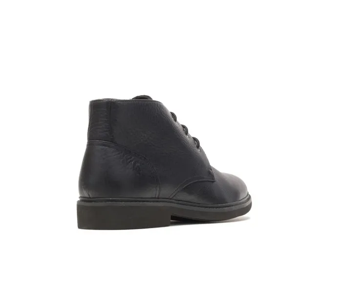 Hush Puppies Boots Men Detroit Chukka Black Leather Hush Puppies Boots Men Detroit Chukka Black Leather