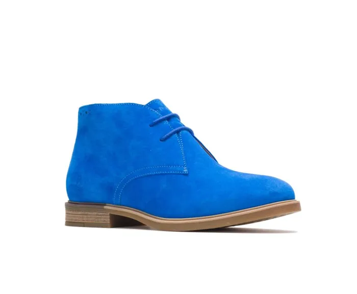 Hush Puppies Boots Women Bailey Chukka Boot Electric Blue Suede Hush Puppies Boots Women Bailey Chukka Boot Electric Blue Suede