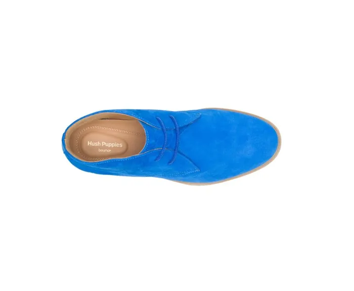 Hush Puppies Boots Women Bailey Chukka Boot Electric Blue Suede Hush Puppies Boots Women Bailey Chukka Boot Electric Blue Suede