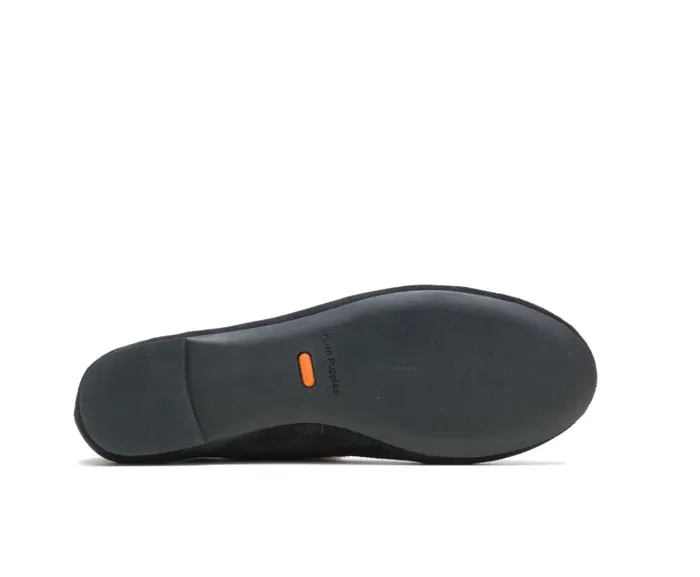 Hush Puppies Flats and SlipOns Women Kendal Ballet Perfect Fit Black Suede Hush Puppies Flats and SlipOns Women Kendal Ballet Perfect Fit Black Suede