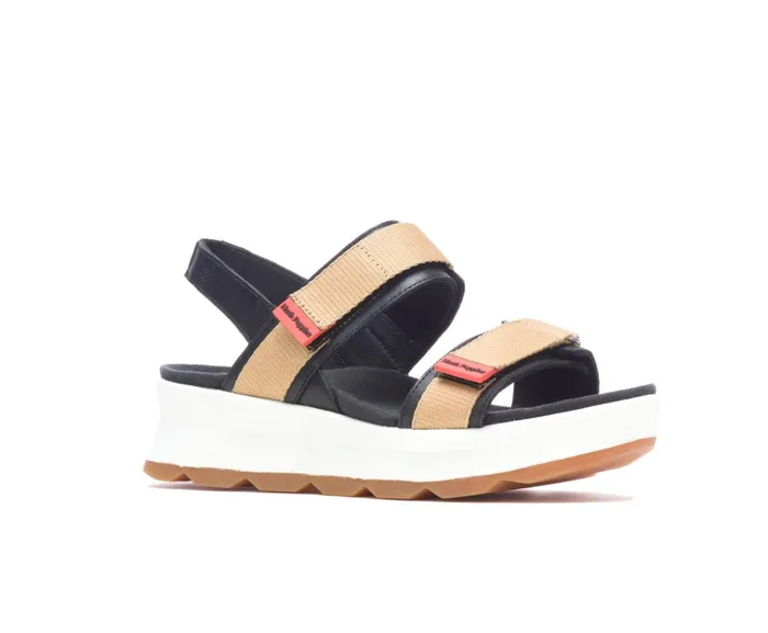 Hush Puppies Sandals Women Andi Slingback Sandal Black Leathertan